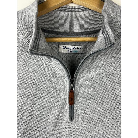 Tommy Bahama Men's Size XXL Quarter Zip Long Sleeve - Picture 7 of 13